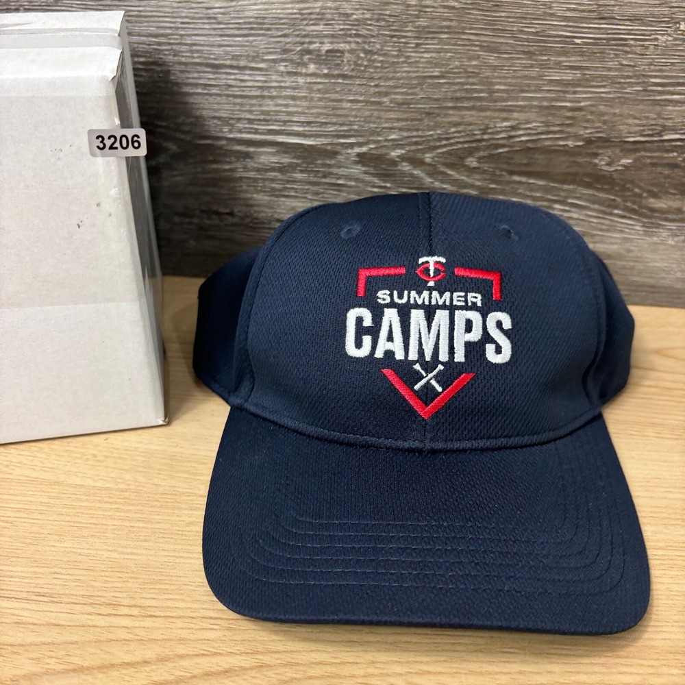 Minnesota Twins Hat Cap Strap Back Blue Baseball Camps MLB Baseball - Picture 9 of 9